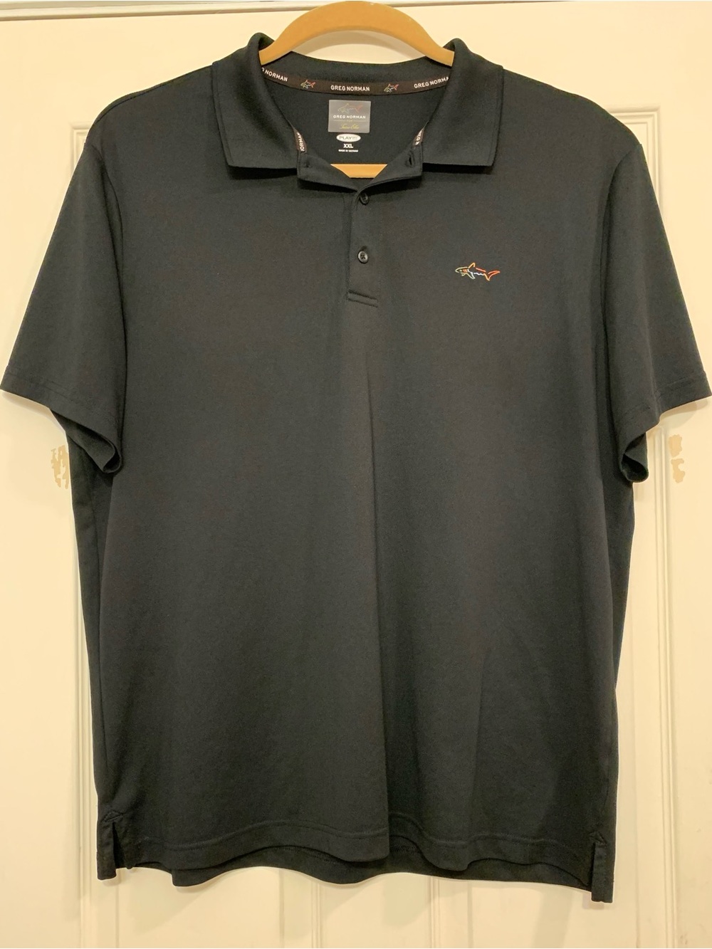 Greg Norman Men’s Golf Black XXL Polo Shirt. 3504